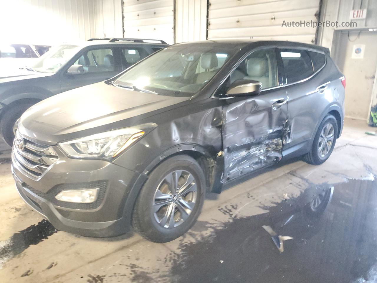 2013 Hyundai Santa Fe Sport  Charcoal vin: 5XYZU3LB0DG025376