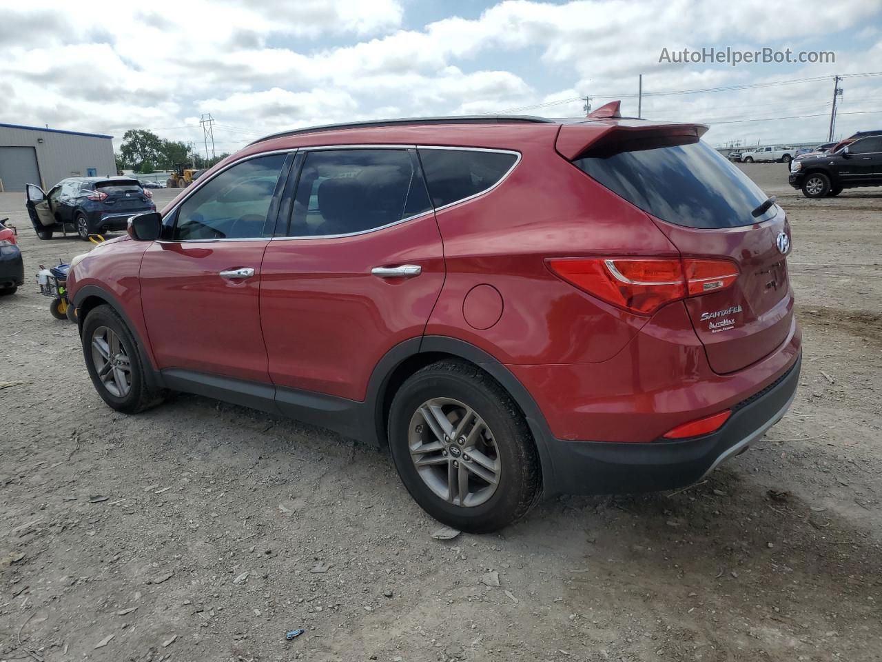 2013 Hyundai Santa Fe Sport  Красный vin: 5XYZU3LB0DG119791