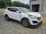 2014 Hyundai Santa Fe Sport  White vin: 5XYZU3LB0EG157491