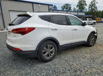 2014 Hyundai Santa Fe Sport  White vin: 5XYZU3LB0EG157491