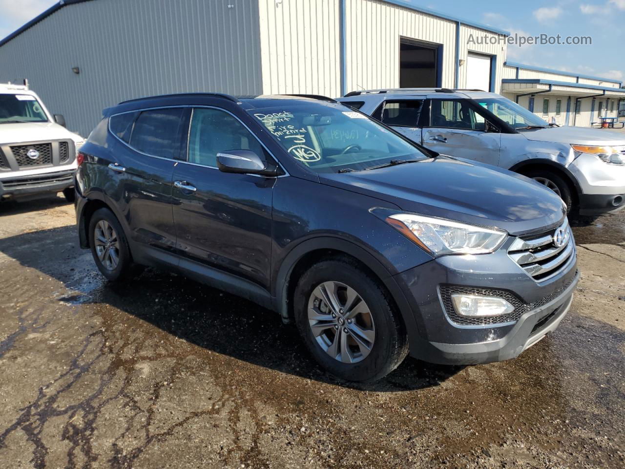 2014 Hyundai Santa Fe Sport  Blue vin: 5XYZU3LB0EG166739