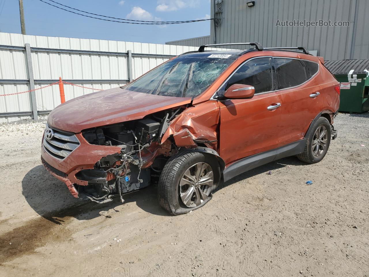 2015 Hyundai Santa Fe Sport  Brown vin: 5XYZU3LB0FG239948