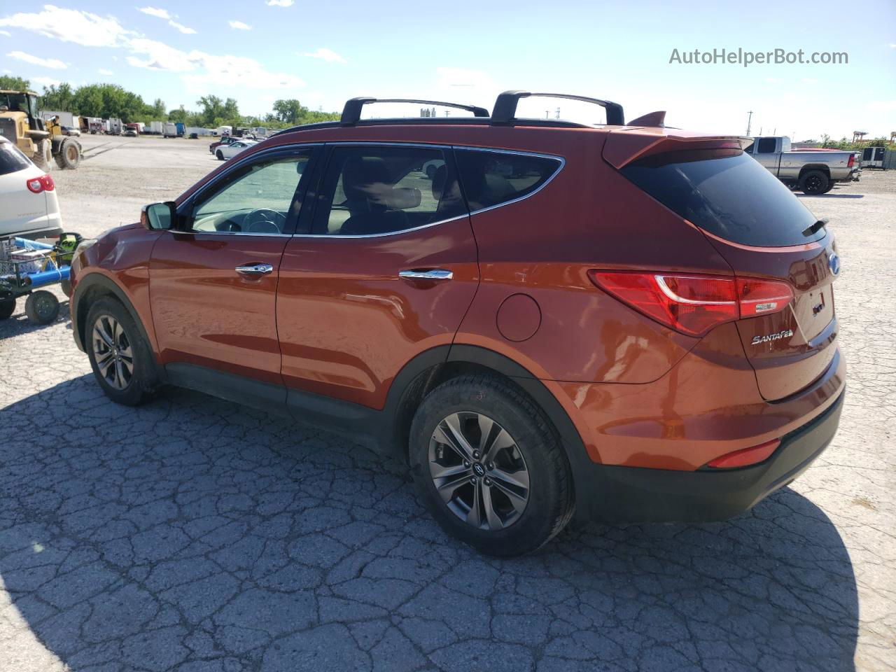 2015 Hyundai Santa Fe Sport  Orange vin: 5XYZU3LB0FG293363