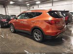 2018 Hyundai Santa Fe Sport 2.4l Orange vin: 5XYZU3LB0JG510239