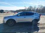 2018 Hyundai Santa Fe Sport 2.4l Silver vin: 5XYZU3LB0JG537280