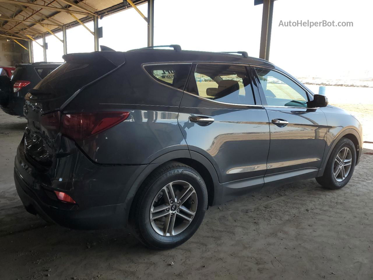 2018 Hyundai Santa Fe Sport  Gray vin: 5XYZU3LB0JG556234