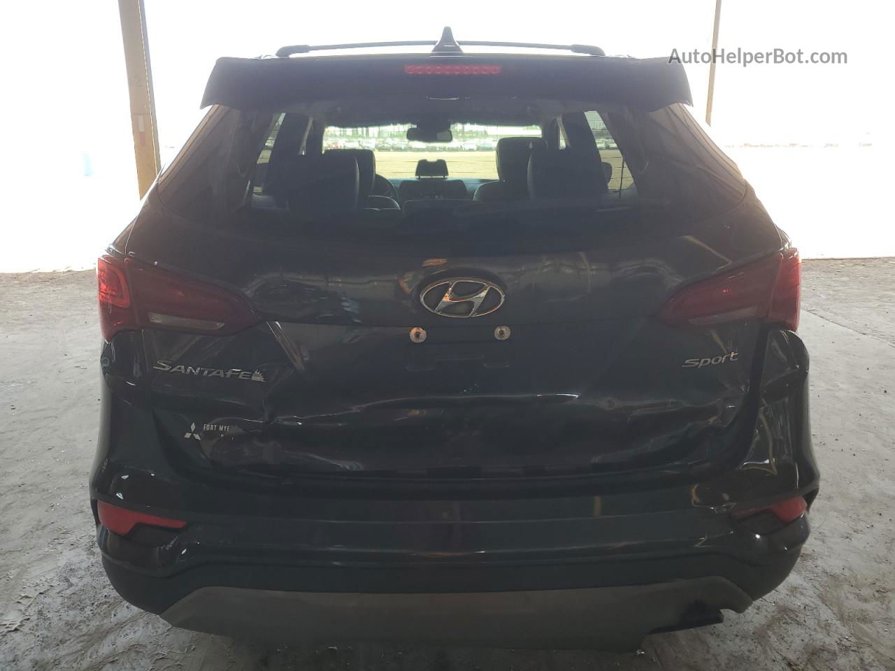 2018 Hyundai Santa Fe Sport  Gray vin: 5XYZU3LB0JG556234