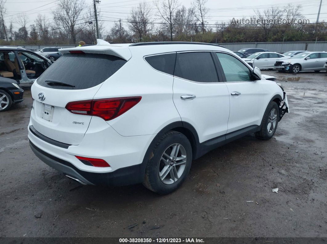 2018 Hyundai Santa Fe Sport 2.4l White vin: 5XYZU3LB0JG568268