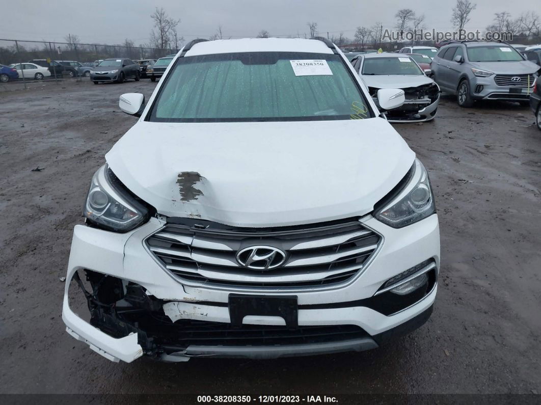 2018 Hyundai Santa Fe Sport 2.4l White vin: 5XYZU3LB0JG568268