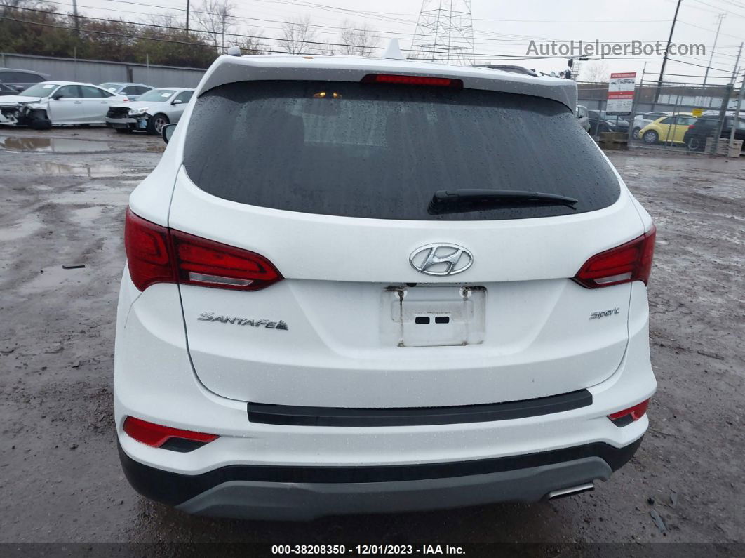 2018 Hyundai Santa Fe Sport 2.4l White vin: 5XYZU3LB0JG568268