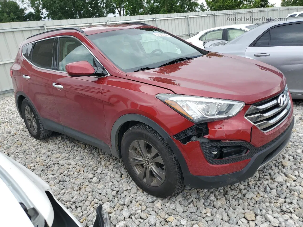 2013 Hyundai Santa Fe Sport  Burgundy vin: 5XYZU3LB1DG008201