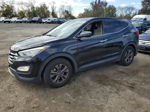 2013 Hyundai Santa Fe Sport  Черный vin: 5XYZU3LB1DG017416