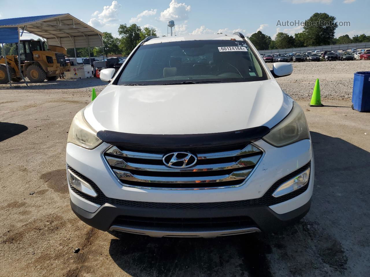 2013 Hyundai Santa Fe Sport  White vin: 5XYZU3LB1DG023524