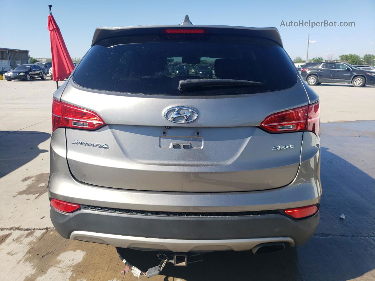 2013 Hyundai Santa Fe Sport  Gray vin: 5XYZU3LB1DG092360