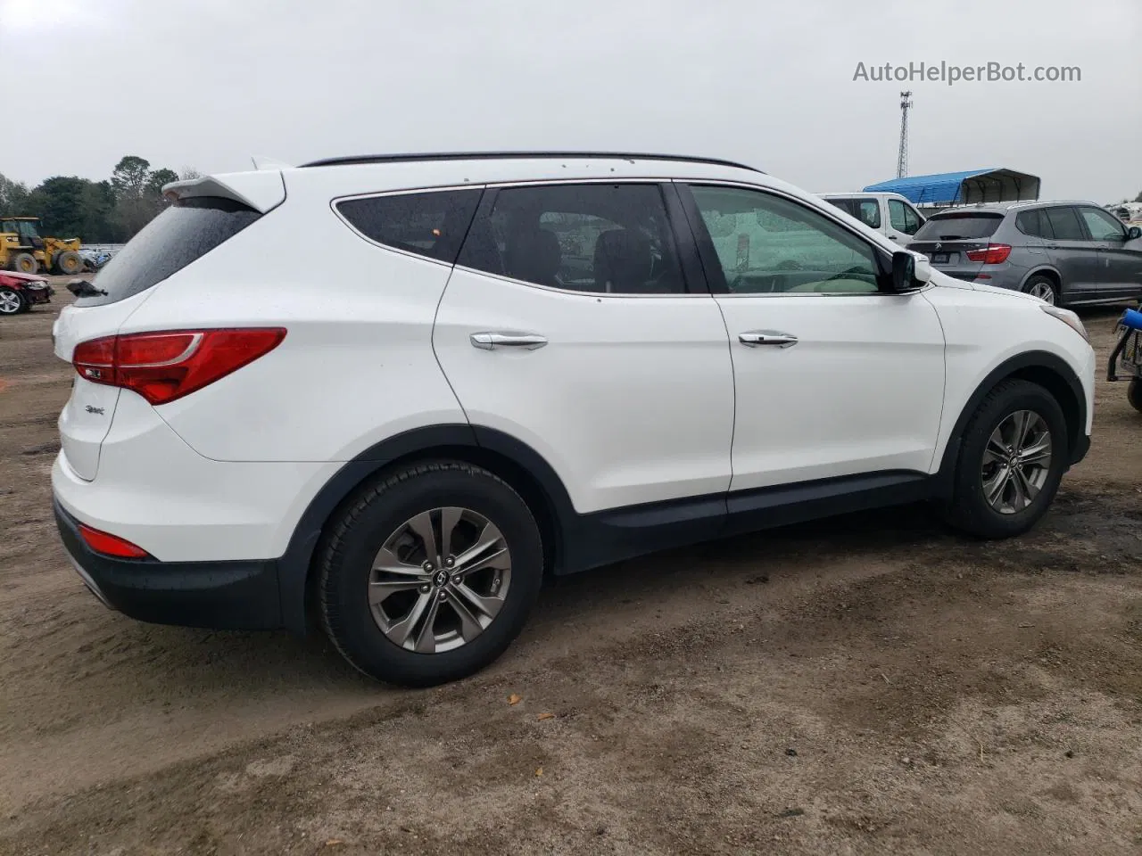 2014 Hyundai Santa Fe Sport  Белый vin: 5XYZU3LB1EG138318