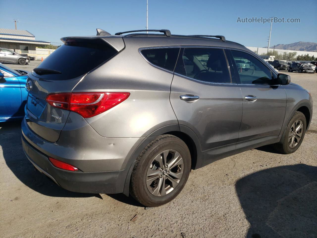 2014 Hyundai Santa Fe Sport  Gray vin: 5XYZU3LB1EG161324