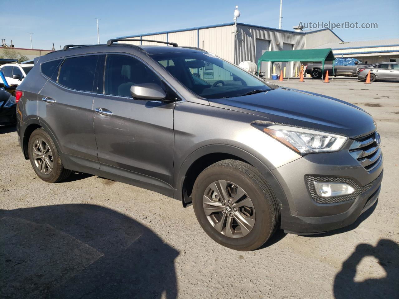 2014 Hyundai Santa Fe Sport  Gray vin: 5XYZU3LB1EG161324