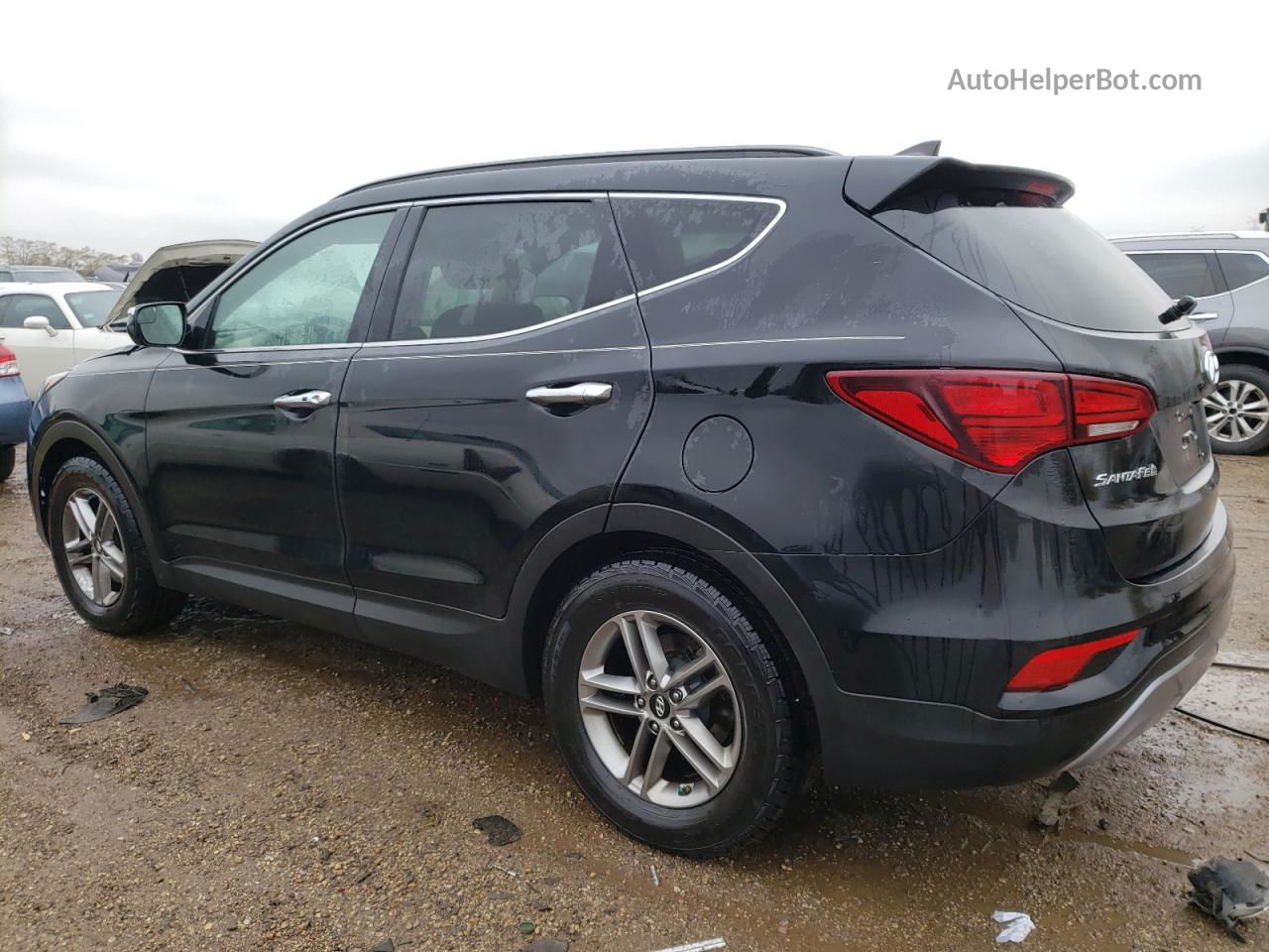 2018 Hyundai Santa Fe Sport  Black vin: 5XYZU3LB1JG514770