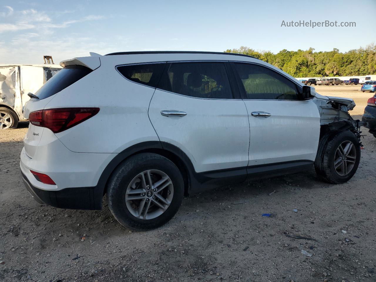 2018 Hyundai Santa Fe Sport  Белый vin: 5XYZU3LB1JG529382