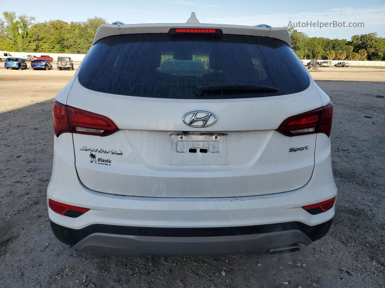 2018 Hyundai Santa Fe Sport  Белый vin: 5XYZU3LB1JG529382