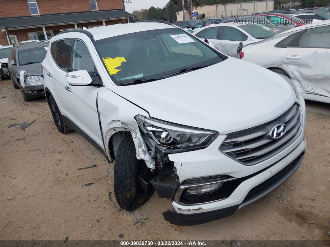 2018 Hyundai Santa Fe Sport 2.4l White vin: 5XYZU3LB1JG534372