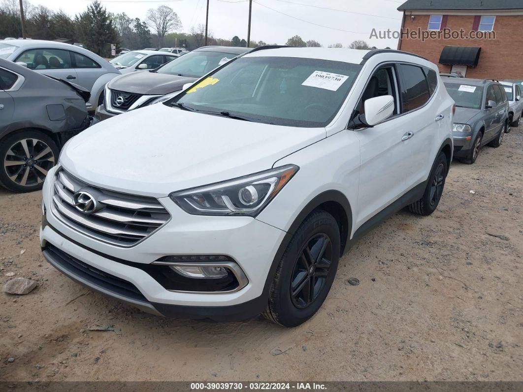 2018 Hyundai Santa Fe Sport 2.4l White vin: 5XYZU3LB1JG534372