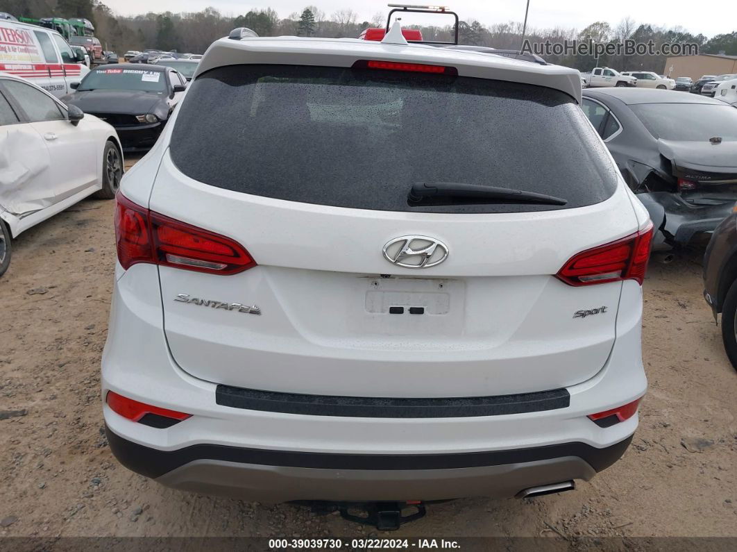 2018 Hyundai Santa Fe Sport 2.4l White vin: 5XYZU3LB1JG534372