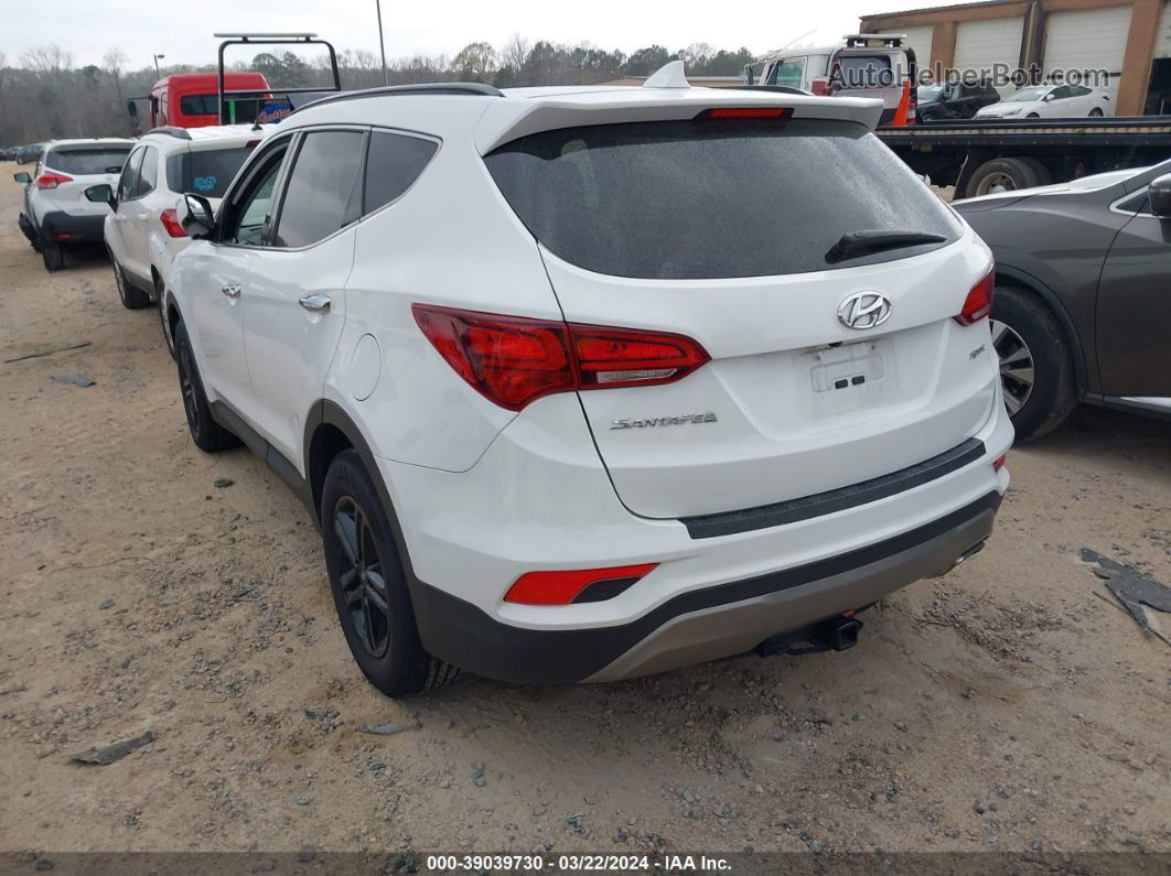 2018 Hyundai Santa Fe Sport 2.4l White vin: 5XYZU3LB1JG534372