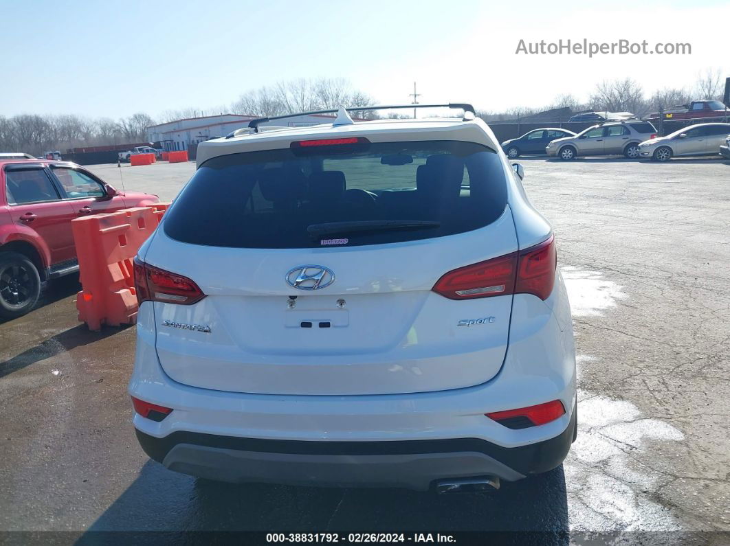 2018 Hyundai Santa Fe Sport 2.4l White vin: 5XYZU3LB1JG571180