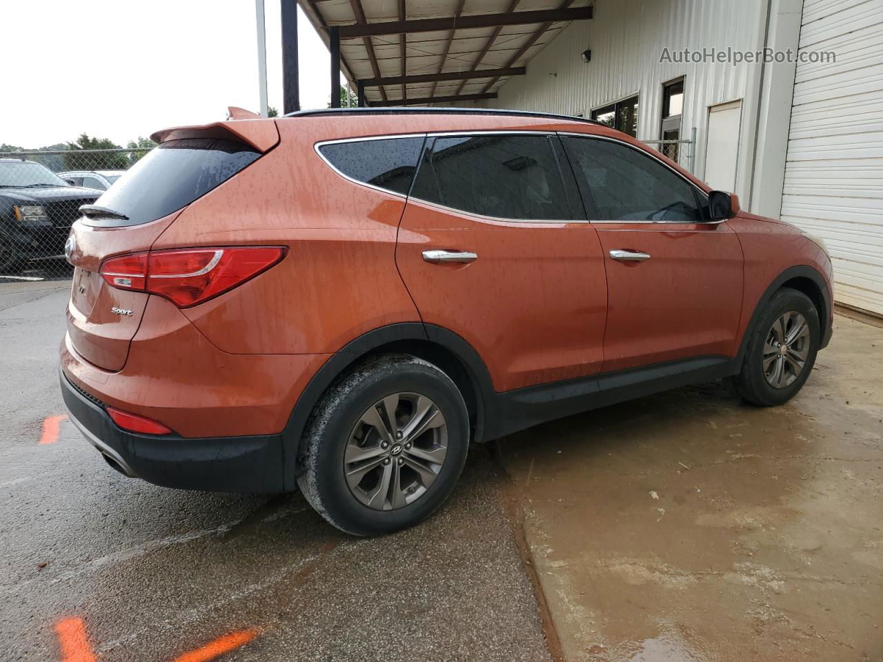 2013 Hyundai Santa Fe Sport  Orange vin: 5XYZU3LB2DG119176