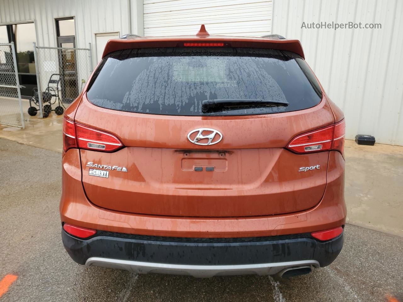 2013 Hyundai Santa Fe Sport  Orange vin: 5XYZU3LB2DG119176