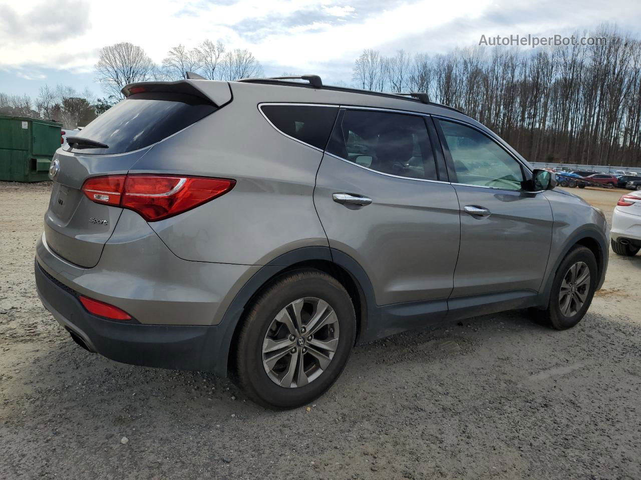 2014 Hyundai Santa Fe Sport  Серый vin: 5XYZU3LB2EG167911