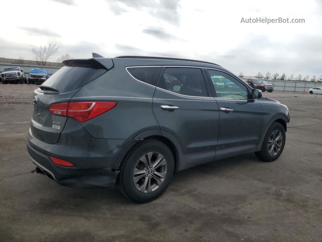 2014 Hyundai Santa Fe Sport  Зеленый vin: 5XYZU3LB2EG192579