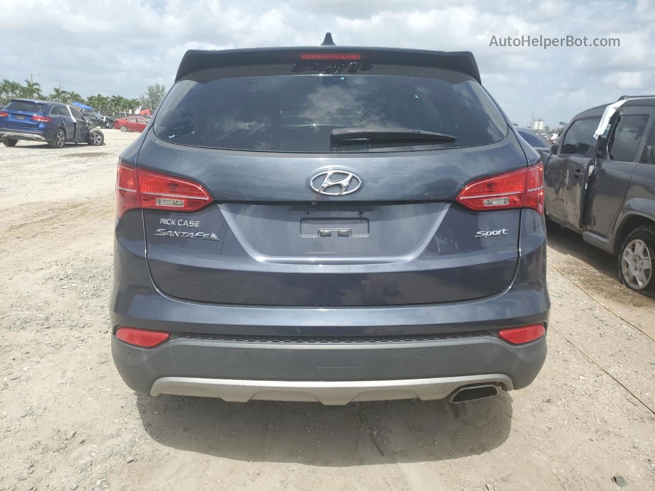 2014 Hyundai Santa Fe Sport  Серый vin: 5XYZU3LB2EG200387