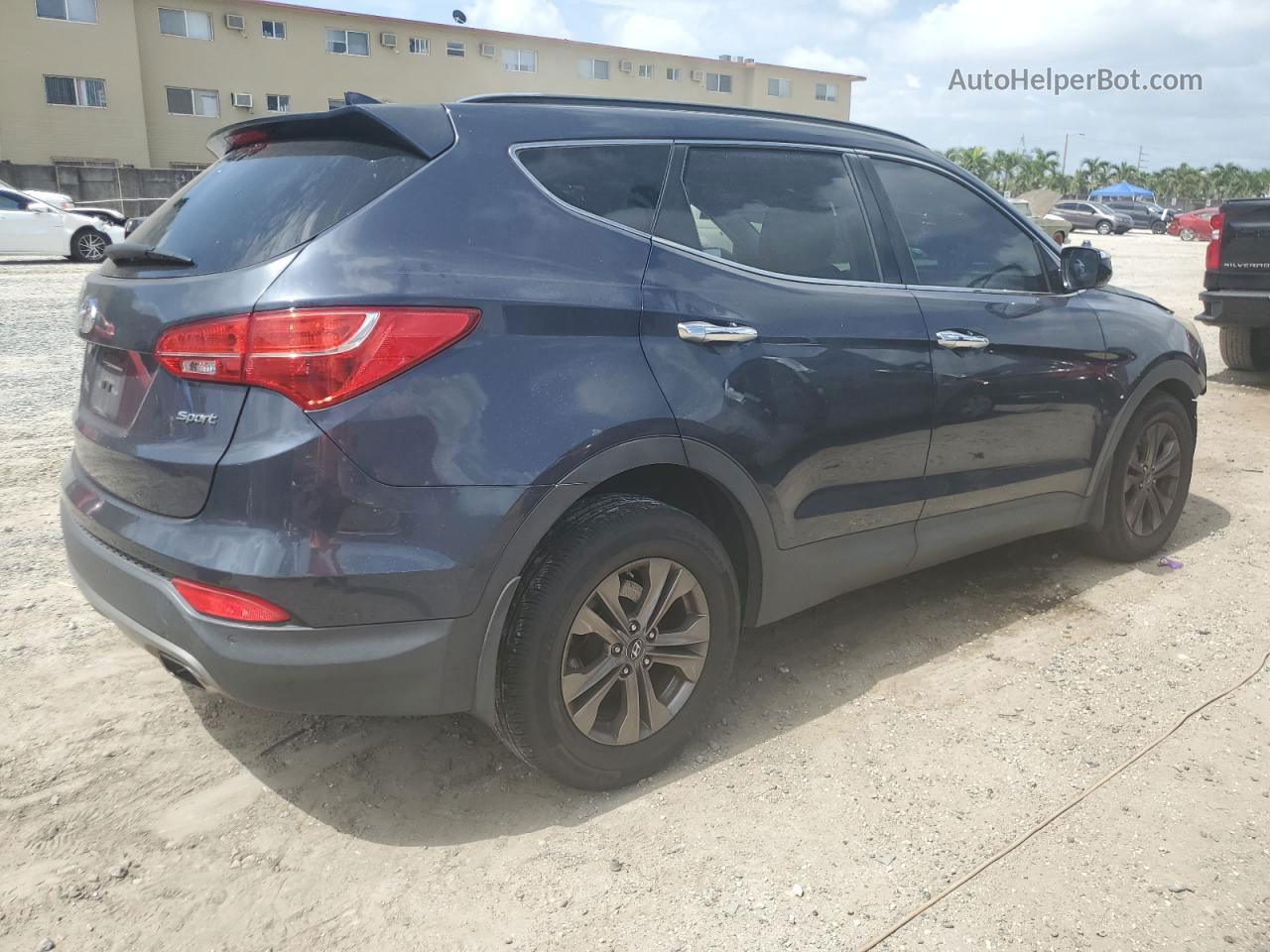 2014 Hyundai Santa Fe Sport  Gray vin: 5XYZU3LB2EG200387