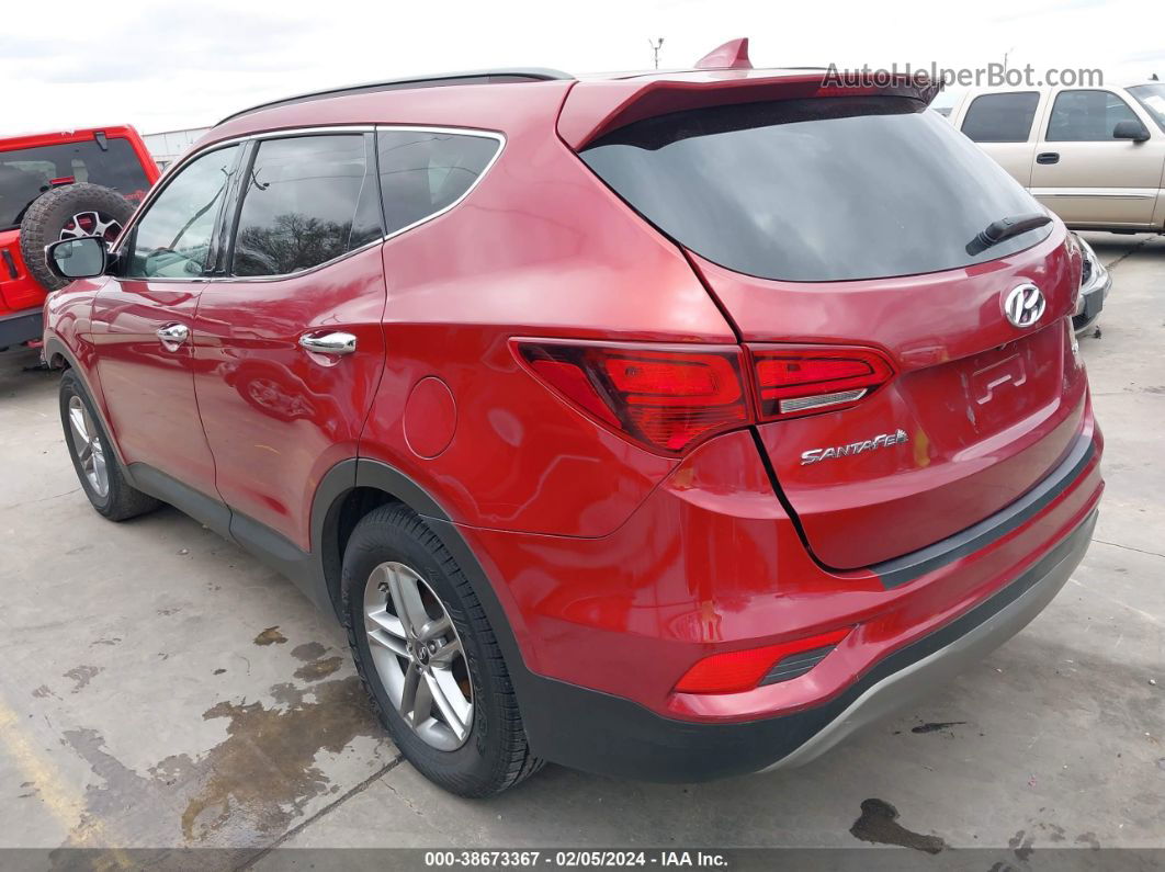 2018 Hyundai Santa Fe Sport 2.4l Красный vin: 5XYZU3LB2JG504569