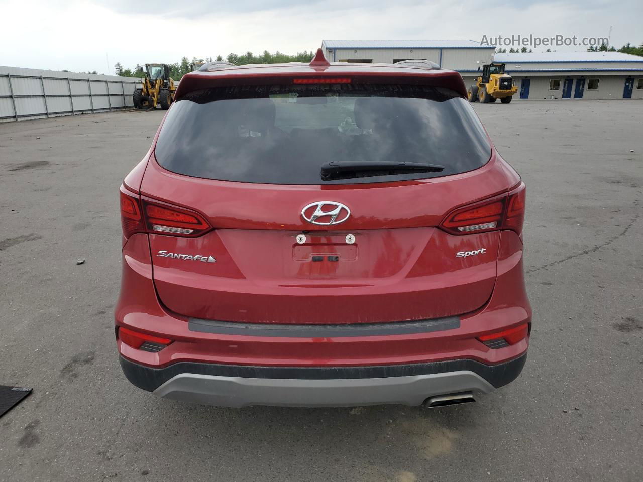 2018 Hyundai Santa Fe Sport  Red vin: 5XYZU3LB2JG509772