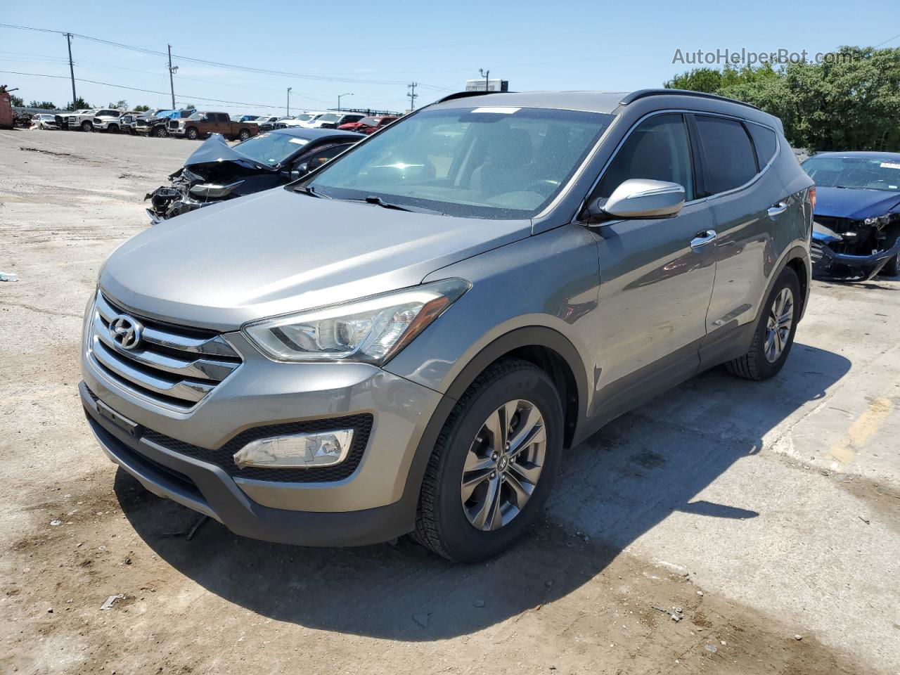 2013 Hyundai Santa Fe Sport  Серый vin: 5XYZU3LB3DG011410