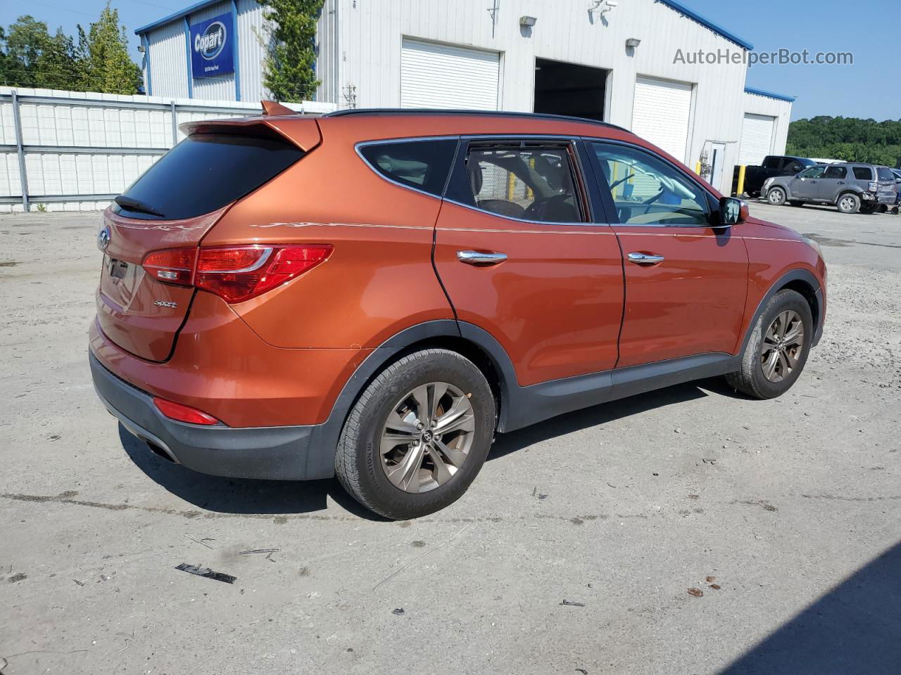 2014 Hyundai Santa Fe Sport  Orange vin: 5XYZU3LB3EG157582