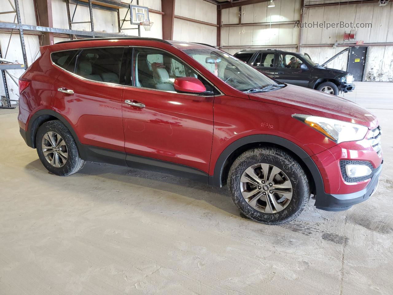 2014 Hyundai Santa Fe Sport  Maroon vin: 5XYZU3LB3EG170607