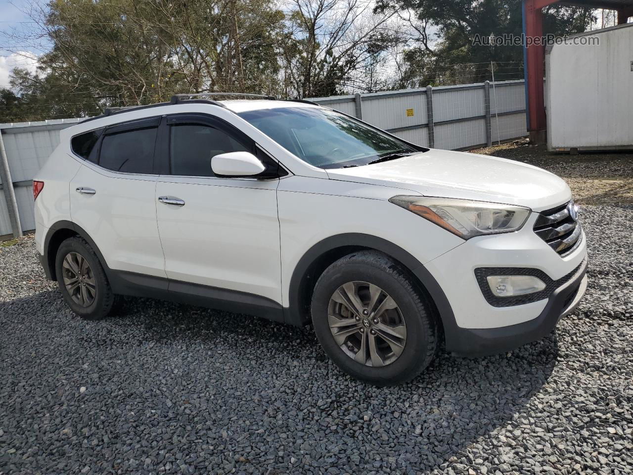 2014 Hyundai Santa Fe Sport  Белый vin: 5XYZU3LB3EG180473