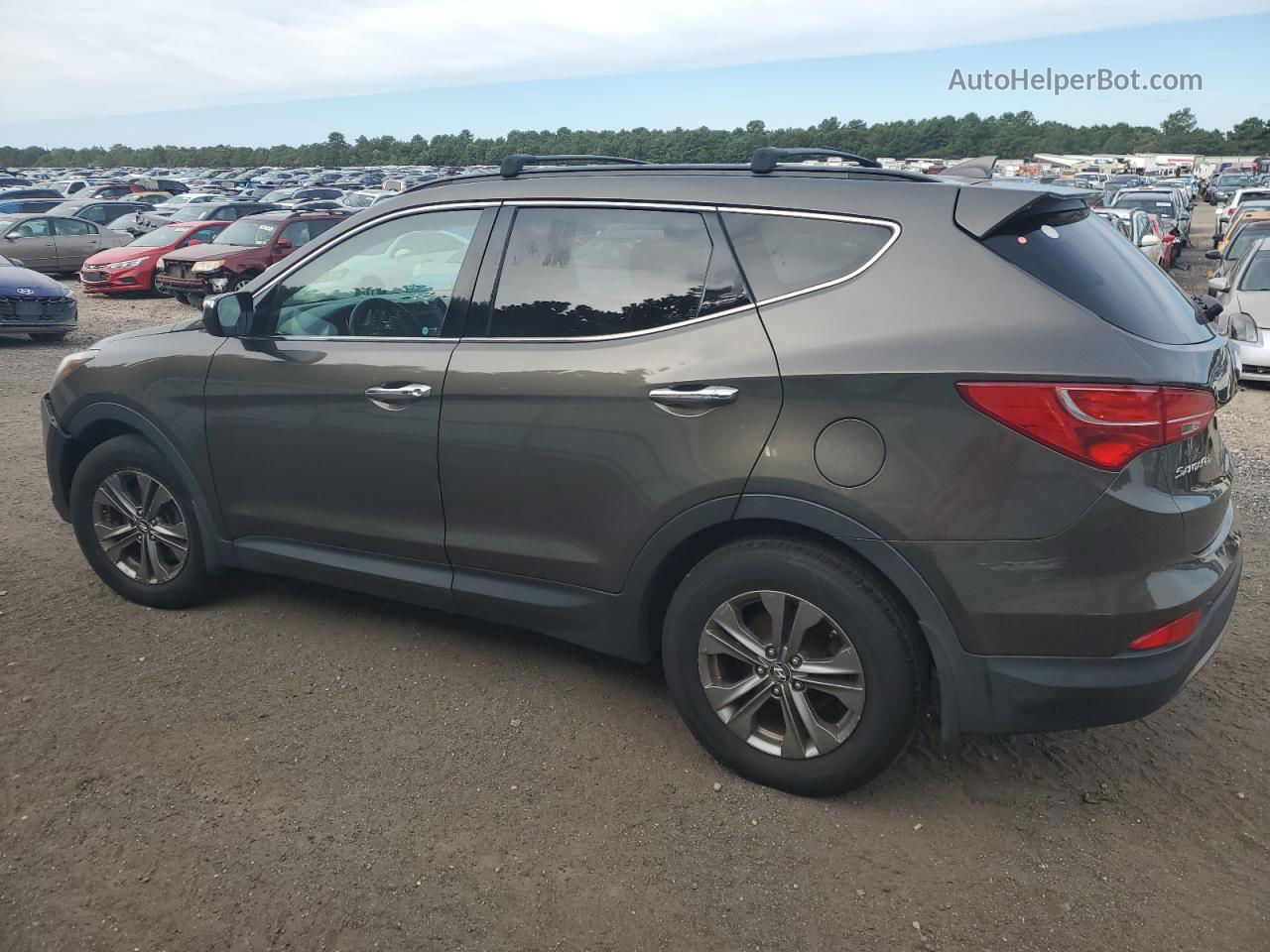 2014 Hyundai Santa Fe Sport  Brown vin: 5XYZU3LB3EG194440