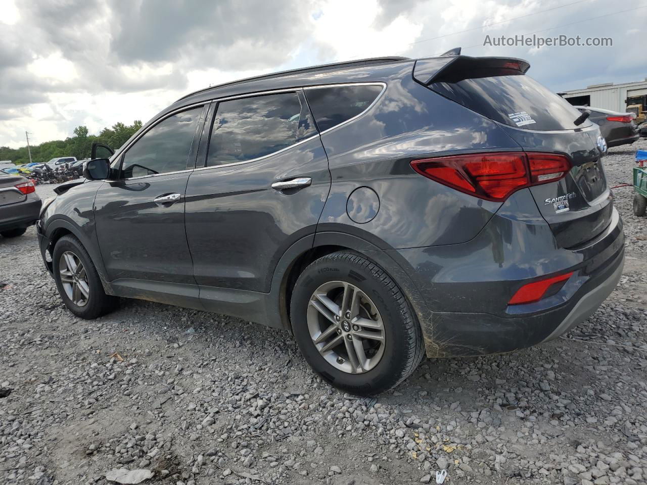 2018 Hyundai Santa Fe Sport  Charcoal vin: 5XYZU3LB3JG507173