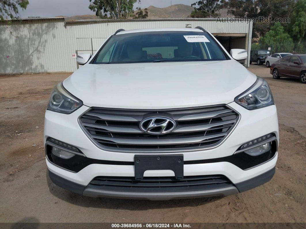 2018 Hyundai Santa Fe Sport 2.4l White vin: 5XYZU3LB3JG519307