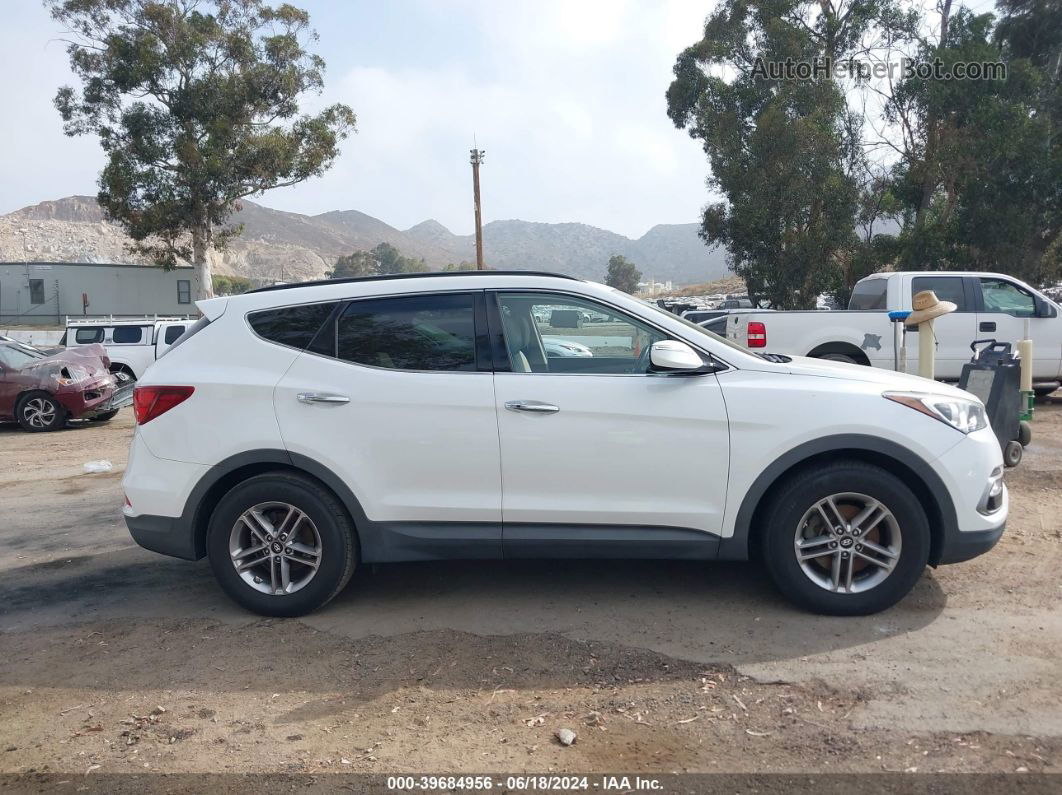 2018 Hyundai Santa Fe Sport 2.4l White vin: 5XYZU3LB3JG519307