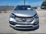 2018 Hyundai Santa Fe Sport 2.4l Silver vin: 5XYZU3LB3JG525060