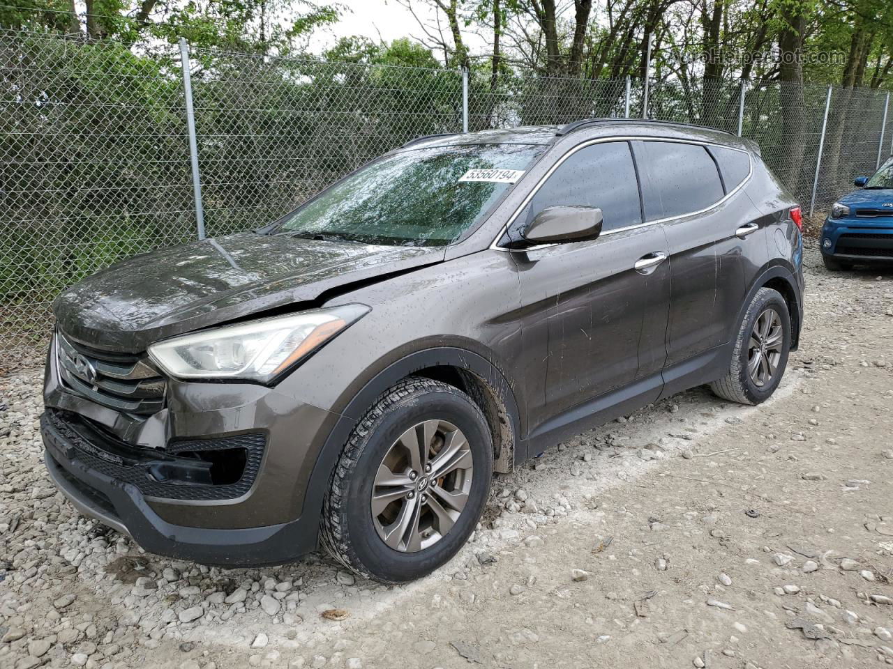 2013 Hyundai Santa Fe Sport  Brown vin: 5XYZU3LB4DG065637