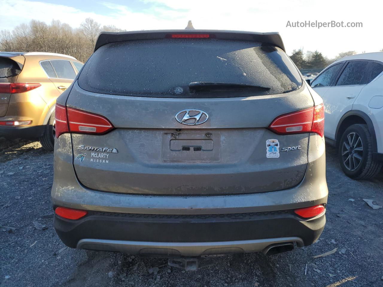 2013 Hyundai Santa Fe Sport  Серый vin: 5XYZU3LB4DG087847