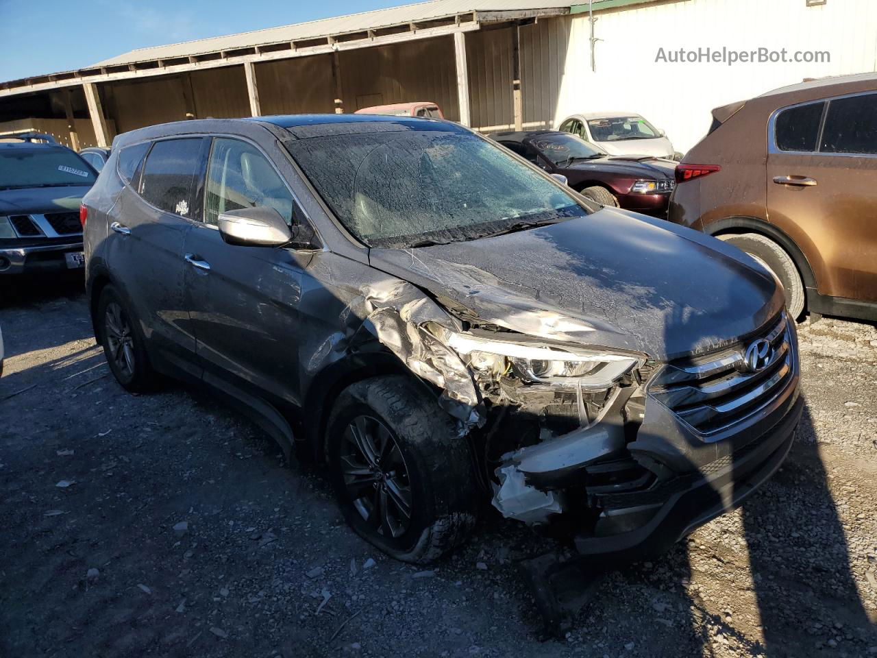 2013 Hyundai Santa Fe Sport  Серый vin: 5XYZU3LB4DG087847