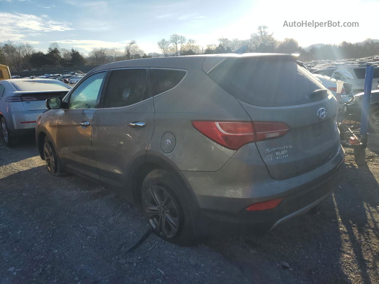 2013 Hyundai Santa Fe Sport  Gray vin: 5XYZU3LB4DG087847